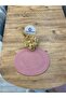 صينية تقديم بيضاوية من قش الجوت الأمريكي
