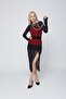 Transparent Lace Skirt/Pareo Slit Detail - 2