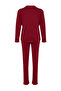 Bordo %100 Pamuklu Penguen Baskılı Örme Pijama Takımı THMAW23PT00151 - 7