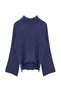 Navy Blue Wide Fit Soft Textured Knitwear Sweater Twoaw23Kz0054 - 6