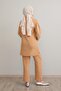 Leaf Stone Processing Camel Linen Set - 5