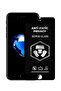 واقي شاشة زجاجي فائق التغطية متوافق مع هاتف iPhone 8 مضاد للكهرباء الساكنة - أسود
