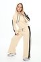 Girls' 100% Cotton Hooded Long Sleeve Oversized Top & Bottom Tracksuit Set - 4