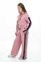 Girls' 100% Cotton Hooded Long Sleeve Oversized Top & Bottom Tracksuit Set - 4