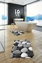 3D Colorful Stone Pattern Washable Non-Slip Wipeable Double-Sided Bathroom Carpet Mat Toilet Set - 6