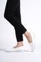 Genuine Leather White Women's Leather Ballerinas Dp62-8002 - 7