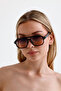 Unisex Gabriela Black Frame Yellow Gradient Glass Sunglasses with Uv400 Protection - 3