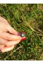 Natural Stone Green Agate Natural Stone Antique Adjustable Women's Ring - 3