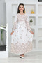 Young Girl's Chiffon Fabric Cotton Lined Long Modest Dress - 2