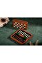 Handmade 12.5 cm Magnetic Wooden Chess Set, Portable Solid Wood Foldable (Travel Size)