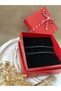 Hematite Natural Stone Matte Black Morse Alphabet Letter Bracelet Lover Couple Bracelet 2-Piece Knitted - 2