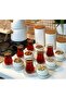 Porcelain 6-Piece Plates with Oblique Bowls Catering Set with Catering Tea Coffee Set (Cups Not Included the Set)