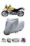 Motorcycle cover compatible with BMW R 1150 GS. Rear Bag is not compatible.