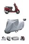 The Hero Duet 110i Motorcycle Cover is not compatible with the rear Bag .