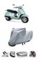 This Vespa GT 200 motorcycle cover is not compatible with the rear Bag .