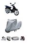 The Bisan Motocup 100 Motorcycle Cover is not compatible with the rear Bag .