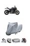 This motorcycle cover is not compatible with the rear Bag of the Ducati Streetfighter V4 S.
