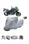 Motorcycle Cover Compatible with Kawasaki Klz 1000 Versys Rear Bag