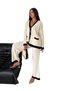 Women's Knitwear Double Set - Cardigan with 2 Front Metal Buttons and Wide Leg Pants Set Lap-002 - 2
