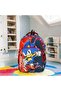 Boys' Primary School Orthopedic 3-Piece Set Pen Holder Lunch Bag with 3 Compartments and Water Bottle - 2