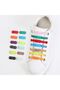 Takbırak Elastic Shoelaces with Elastic Clips 1 Pair of Smart Laces That Do Not Require Tieing 100 Cm - 7