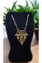 Vip Serenay Leyla Steel Zircon Stone Modern Sports Gold Necklace - 2
