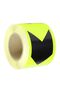 10 Meters Reflective Reflective Highlighter Strip Tape Yellow-black Reflective Warning Tape 10 Cm