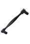 Furniture Handle Kitchen Cabinet Drawer Cabinet Handles Cover Handle Handle Black 96 mm Metal - 2