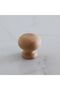 Wooden Turntable Handle Single Screw Drawer Kitchen Furniture Cabinet Cupboard Button Handle Knob Handles - 4