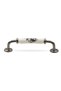 Luxury Porcelain Furniture Drawer Cabinet Door Handle Handle 128 mm White Smoked - 4