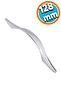 Furniture Kitchen Cabinet Drawer Cabinet Door Handle Handle Chrome Metal Handle 128 mm