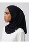 Black Bonnet Shawl - Underscarf - 2