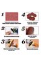 10 Pieces Velcro Sandpaper 115 mm Spiral Angle Grinder 240 Grit - 2