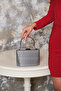 Women's Anthracite Laserround Evening Dress Bag - 3