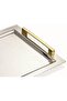 Mira Tea and Serving Tray (Gold) Steel 31/47 cm - 3