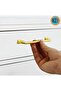 Furniture Kitchen Cabinet Drawer Cabinet Door Handle Handle Gold 128 mm Metal Handle - 5