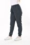 Women's Large Size Smoked Lycra 4-Pocket Jeans with Elastic Waist and Legs 65N37827 - 5