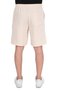 New Season Men's Beige Linen Look Shorts, Summer Comfortable Cut Shorts with Elastic Waist - 7