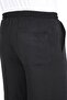 New Season Men's Black Linen Look Shorts, Summer Comfortable Cut Shorts with Elastic Waist - 4