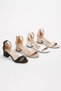 Valentina Series Single Strap Ankle Buckle Women's Heeled Shoes - 6