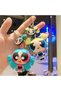 Cute Cartoon Anime Powerpuff Girls Bliss Keychain and Bag Charm