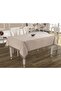 Lacy Dining Table Cloth Beige 160x220