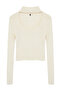 Stone Crop Stand Collar Knitwear Sweater Twoaw24Kz01206 - 6
