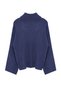 Navy Blue Wide Fit Soft Textured Knitwear Sweater Twoaw23Kz0054 - 7