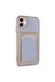 Apple iPhone 11 Compatible Glossy Edge Card Holder Bark Cover - 6
