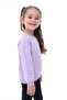 Basic Solid Color Lilac Brushed Soft 100% Cotton Sweatshirt - 2