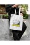 Wheat Field with Cypresses Vincent Van Gogh Raw Cloth Bag - 2