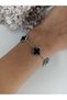 Steel Silver Color Brand Model Clover Bracelet