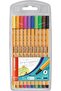 Fineliner - STABILO point 88 Rollerset of 30 Assorted Colours incl 5 neon colours