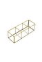 Trigo Gold Organizer Makeup Material Glass Box - 3